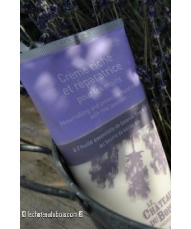 Le Chateau du Bois: 150 ml healing and non-greasy hand cream made from real fine lavender from Haute Provence