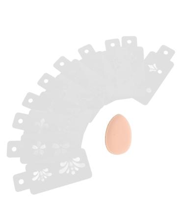 FOMIYES Face Paint Stencils Ancient Chinese Face Paint Stencil Stencil Makeup Forehead Stencil with Finger Puff