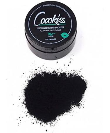 Cocokiss Coconut Activated Carbon - Effective Teeth Whitening & Stain Removal - Mint Flavor - International Shipping - Buy Online on GoSupps.com