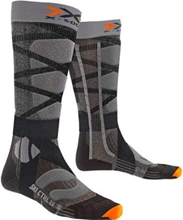 Buy X-SOCKS Ski Control 4.0 Socks 42-44 - Anthracite Melange/Stone Grey for Ultimate Comfort | International Shipping Available - Buy Online on GoSupps.com