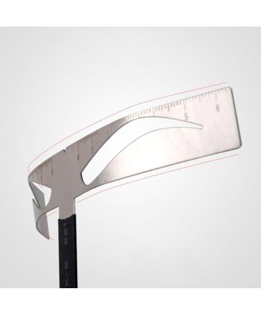 1Pc T-Shaped Straight Eyebrows Stencils Caliper Positioning Makeup Permanent Eyebrow Balance Ruler Beauty Tools Practical and Deft - Buy Online on GoSupps.com