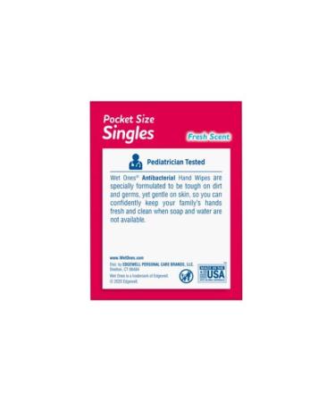 Wet Ones Singles: Antibacterial Hand Wipes - Convenient On-the-Go Cleaning Solution - Buy Online on GoSupps.com