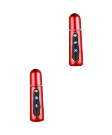 Ipetboom 2pcs Apparatus Mini Handy Mister Mist Girl Face for Humidifier Steamer Pattern Golden 14X3.9X3.9CMx2pcs