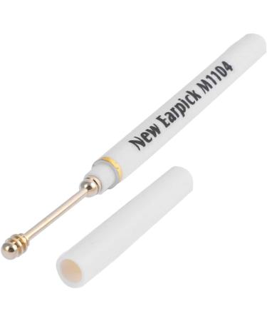 Metal Earpick Earwax Remover Curette - White Cleaning Tool (Model 73c e91 9f0 9d2 8d0) - Buy Online on GoSupps.com