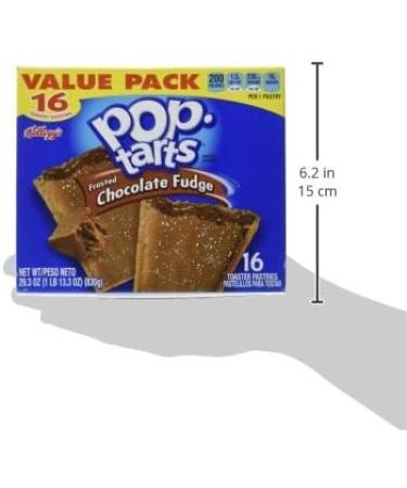 Pop-Tarts Frosted Chocolate Fudge 16 Toaster Pastries - Buy Online on GoSupps.com