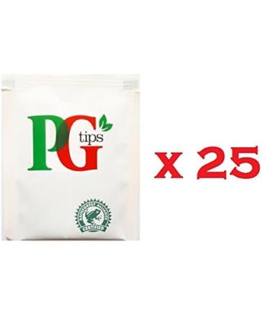 PG tips PG Tips Pack of 25 individually wrapped and labeled tea bags - Buy Online on GoSupps.com