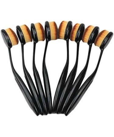 5 PCS New Women's Makeup Toothbrush Face Foundation Brush Curve Powder Brushs - Buy Online on GoSupps.com