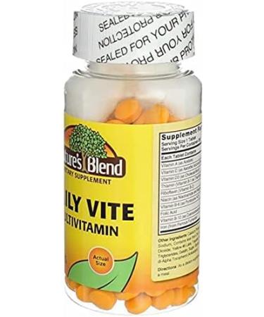Nature's Blend Daily Vite Multivitamin 250 Tabs - 250 Count Pack for Daily Nutrition - Buy Online on GoSupps.com