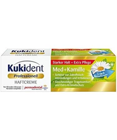 Kukident Super-Adhesive Cream with Chamomile 40g - Pack of 6 | Long-Lasting Hold for Dentures | International Shipping Available - Buy Online on GoSupps.com