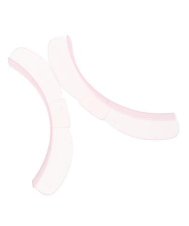 MUSISALY 2 Pieces Lash Lift Shield C Curl Lash Lift Lamination Pad Rapid Eyelash Lifting Shields Make Eyes Voluminous Flexible C Curl Pads Permanent Rods Pink