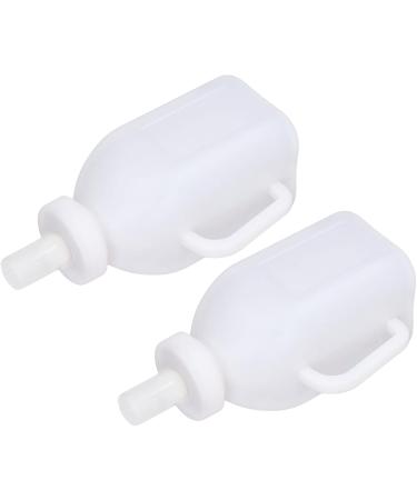 Uadme 1L Calf Milk Bottle - Horizontal Feeding Cup for Cows - Breastfeeding Milk Dispenser with Removable Pacifier - Buy Online on GoSupps.com