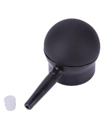 HAPINARY 3 Pcs Silicone Nozzle Hairdressing Sprayer Spray Applicator Pump Nozzle Spray Tool Plastic Abs Black