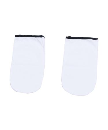 Healeved 2 Pairs Hand Treatment Cover Take a Bath Warm Gloves Wax Bath Hand Treatment Mitts Lipgloss Organizers Pearl Ponytail Hair Clip Tanning Mitt Spa Insulation Cotton