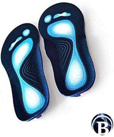 New Premium Comfort CoolTec Gel Orthotic Insoles - Lightweight Shock Absorbing Full Length Foot Pain Relief (Large 9.5-13 / 10-14.5) - International Shipping Available - Buy Online on GoSupps.com