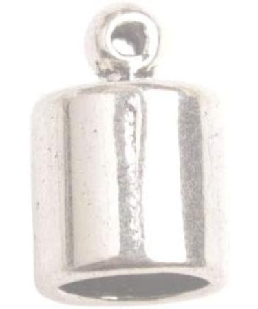 100PCS Antiqued Silver Metal Cord End Caps for Leather Art - ChangJin One Box - Buy Online on GoSupps.com