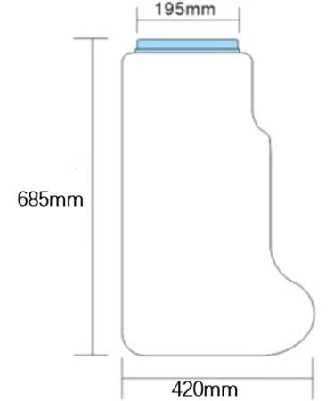 Wound Cover Protector Watertight Reusable Shower Leg Cast Sleeve Bag for Half Leg Wrist Fingers(Child N-2204) - Buy Online on GoSupps.com