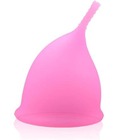 Pink Silicone Menstrual Cup - Reusable Soft & Flexible Eco-Friendly Design - Buy Online on GoSupps.com