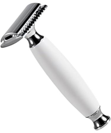 Minkissy 2-in-1 Open Butterfly Razor for Men | Long Grip Double Shaver & Facial Razor - Alloy Manual Knife for Precision Shaving - Buy Online on GoSupps.com