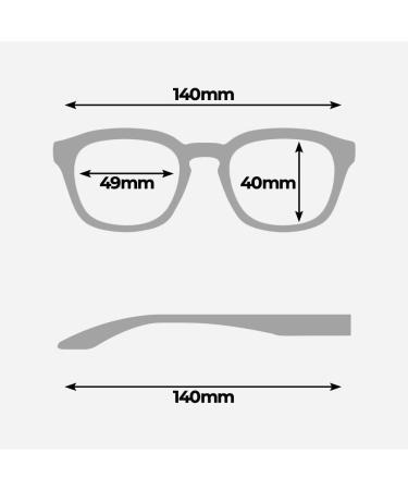 X Frame Therapy Blue Light Glasses for Men/Women - Innovair Acetate Screen Glasses | BlueBlock Blue Light Protection - Buy Online on GoSupps.com