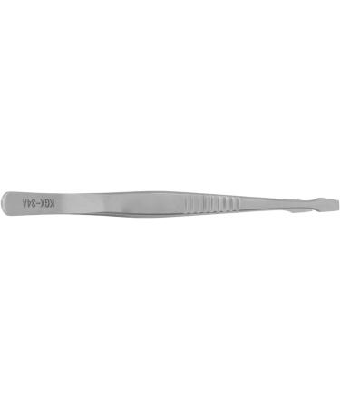 Flat Tweezers for PCB Soldering & Arc Welding | Alloyed Steel Long Handle Straight & Curved Design - Buy Online on GoSupps.com