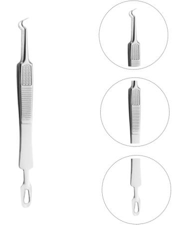 WOONEKY 3pcs Clip Tweezers Kit Stainless Pimple Remover Blackhead Extraction Kit Stainless Steel - Buy Online on GoSupps.com