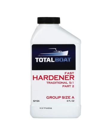 Total Boat 5:1 Epoxy Fast Hardener 6 Ounces (for Quart of Resin), Clear Amber
