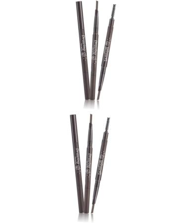 Beavorty 2pcs 2 1 Eyebrow Brush Eyebrow Pen Brow Pencil Microblading Pen Eye Brow Brush Makeup 3 Proof - Buy Online on GoSupps.com