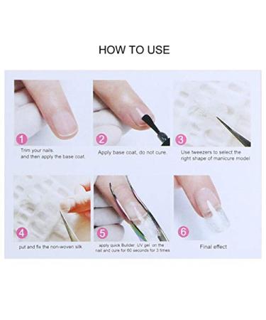 Buy Colorful Silk Wrap Nail Extension | Nail Repair Art Tool & Supplies | A05 - International Shipping Available - Buy Online on GoSupps.com