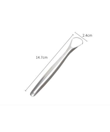 Stainless Steel Tongue Cleaner Scraper for Fresh Breath - Oral Hygiene Tool with Carry Case for Adults - Buy Online on GoSupps.com