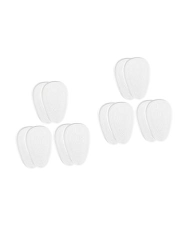 NOLITOY 6 Pairs Shock-Absorbing Anti-Slip Mat Gel Shoe Inserts for Women Heel Cushion Shoe Heel Inserts Fatigue Relief Heel Pads Heel Grip Heel Pads for Shoes High Heel Pads Heel Cups