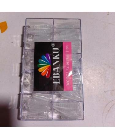 EBANKU 360 PCS Clear Dual Nail Forms System Coffin Nail Mold Tips Acrylic Stiletto Nail Extension Tools for Nail Art Salon Nails Design - Buy Online on GoSupps.com
