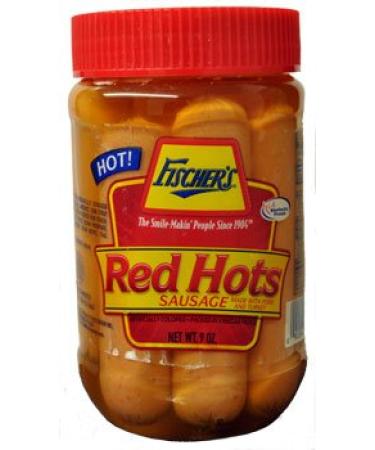 Fischer's Red Hots Sausage 9oz