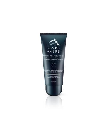 Oars + Alps Muscle Recovery Balm and Rub, Muscle Pain Relief Balm Infused with Arnica and Turmeric, Lavender Sage Scent, 3 Oz