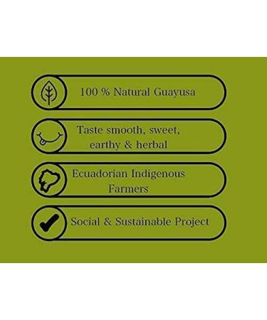 GUAYUSA LOOSE LEAF TEA by PACHA - 2 Pounds (32oz) | 66 mg Caffeine per serving | Clean & Balanced Energy | Boost Performance & Mental Clarity | Alternative to Coffee Green Tea | - Buy Online on GoSupps.com