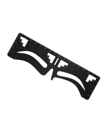 NOLITOY Eyebrow Design Eyebrow Card Eyebrow Level Ruler Metal Eyebrow Ruler Eyebrow Stencil Scale Make up