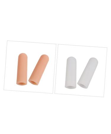 FOMIYES Finger Sleeve Caps - 1 Pair Thumb Protectors | White Finger Protectors for eCommerce - International Shipping Available - Buy Online on GoSupps.com