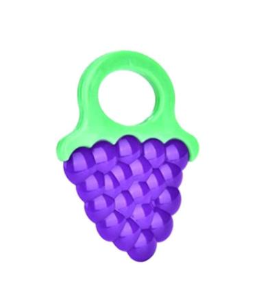 Silicone Fruit Teething Toy for Infants & Toddlers - BPA-Free, Freezer-Safe, Soothing Teether - Buy Online on GoSupps.com