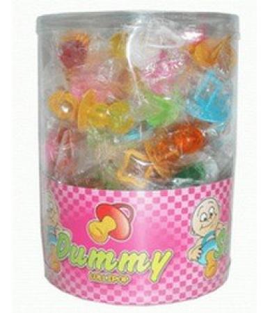 Permanent lollipops on a stick "pacifier" 60 pieces lollipops (1 x 780g)