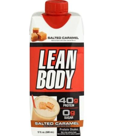 LABRADA Lean Body Ready-to-Drink Bottle Salted Caramel 12 Count Salted Caramel 17 Fl Oz (Pack of 1) - Buy Online on GoSupps.com