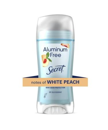 Buy Sec.ret Aluminum Free Deodorant for Women - White Peach 2.4 oz | Natural & Safe Deodorant | Shop Worldwide - Buy Online on GoSupps.com