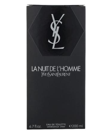 Yves Saint Laurent L'Homme La Nuit De Eau De Toilette Spray for Men 6.7 Ounce Cedar Lavender 6.7 Fl Oz (Pack of 1) - Buy Online on GoSupps.com
