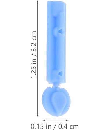 Healifty Twist Top Lancets - Disposable Blood Lancets for Glucose Testing - Portable Finger Picker Lancing Needle - Blue (3 Boxes) - Buy Online on GoSupps.com