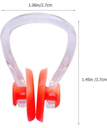 Obuyke 20Pcs Silicone Swimming Nose Clip for Kids and Adults - Ideal for Scuba Diving and Outdoor Activities - Buy Online on GoSupps.com