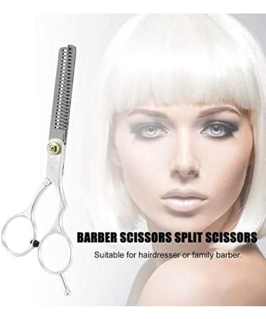UKD 1 pcs Professional Hair Cutting Thinning Scissors Barber Shears Hairdressing Salon Hair Clipper Universal - Silver Tooth Type Scissors - Buy Online on GoSupps.com