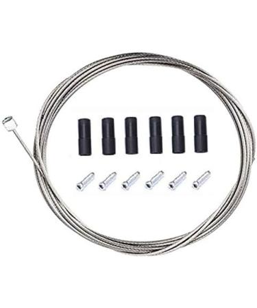 Fat-Cat Road Mountain Bike Shifter Cable Housing Kit Set - 2x1.8m Cables, 1x3m Housing, Blue End Caps - Buy Online on GoSupps.com