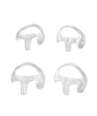 2 Pairs Airplane Ear Plugs Noise Cancelling earplugs Ear Plug for Sleeping Ear Plugs Silicone Ear Plugs Noise Ear Plugs Clear Silicone Soft Ear Plugs for Plane Triangle air Duct