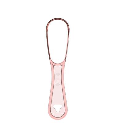 Adult Tongue Scraper Food Grade Plastic Double Sid Care Hygiene Cleaner Brush for Breath Reusable Mouth Cleaning Tool with Non-Slip Handle Breath Mouth Cleaning Brush Hellrosa