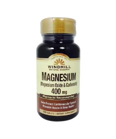 Windmill Magnesium 400 Mg Tablets 100.0 Count