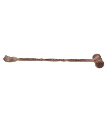 Beavorty tickling back scratch Back scratching household appliances itching back itching from wood hammer scrapers self -massage device household scratches made of wood wooden tools Wenge