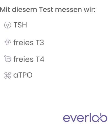EVERLAB Thyroid Test | Quick & Easy Home Hormone Test for TSH T3 T4 & aTPO - International Shipping Available - Buy Online on GoSupps.com